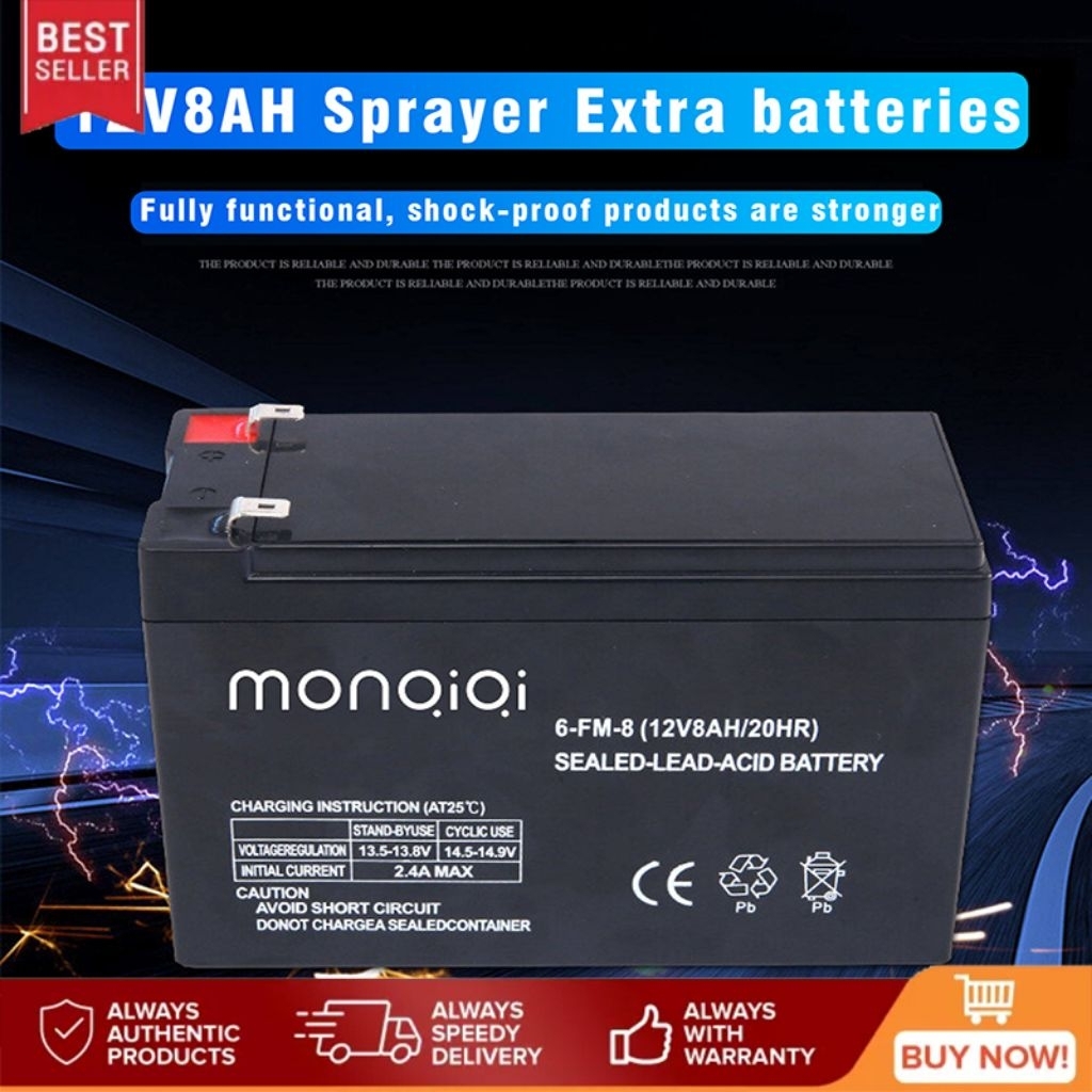 AKI MONOIOI 12V 8AH/AKI SOLAR PANEL 12V8AH ORIGINAL