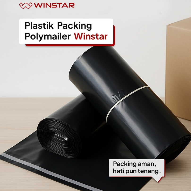 

Winstar Kepercayaan Pelanggan Plastik Polymailer 45X60 PLASTIK PACKING HITAM DAN PUTIH ISI 100 PCS