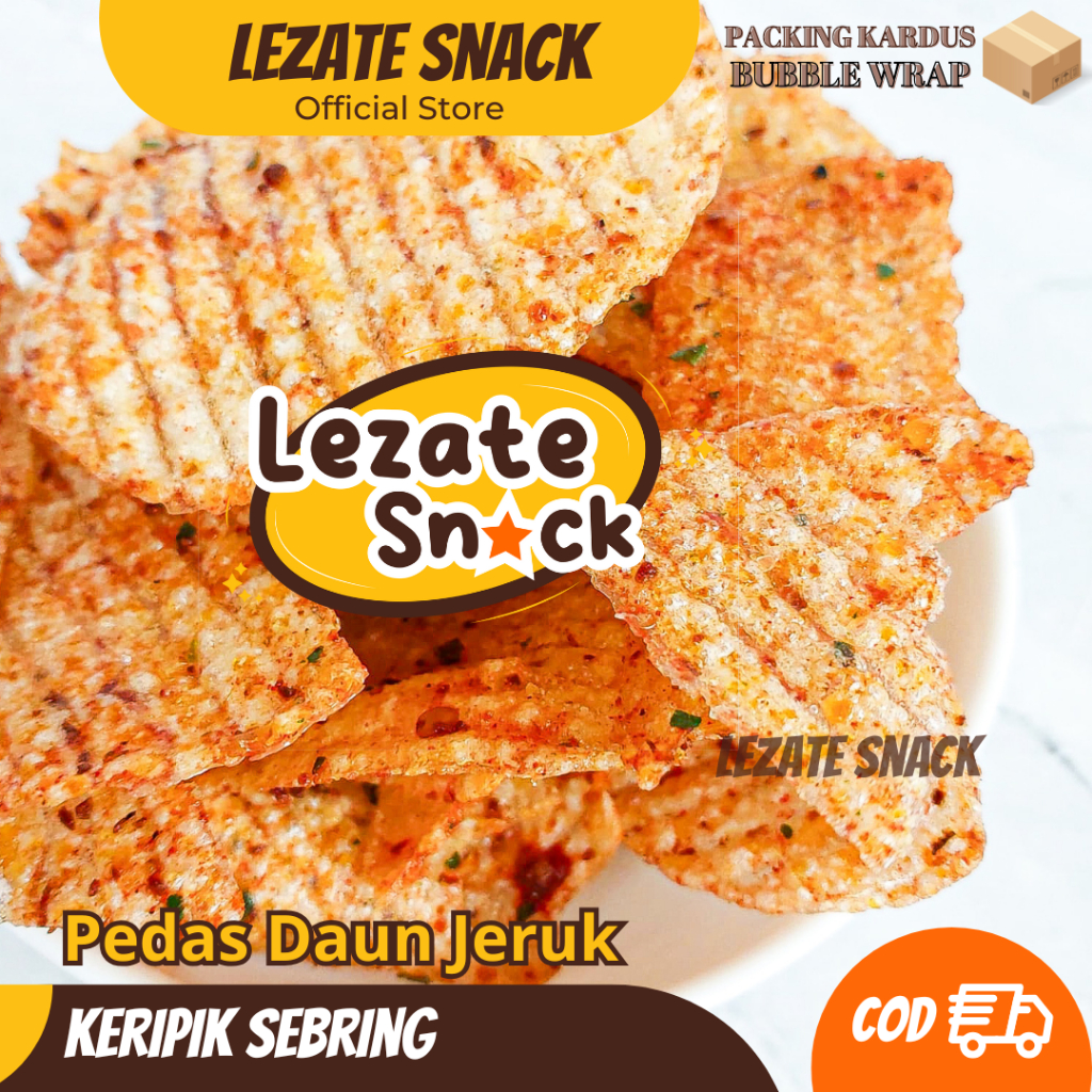 

Kripca Pedas Daun Jeruk 500GR Kiloan Murah Enak Renyah / Keripik Kaca Pedes Bulat Kripik Beling Juragan Lalada SEDAP SNACK