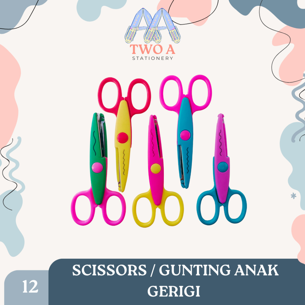 

GUNTING ANAK GERIGI / GUNTING DIY / GUNTING KERTAS / GUNTING PLASTIK AMAN UNTUK ANAK BH200-21606