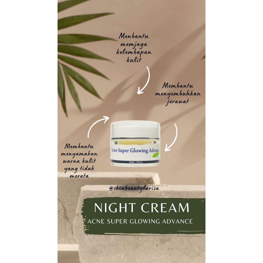 NIGHT CREAM ACNE SUPER GLOWING ADVANCE