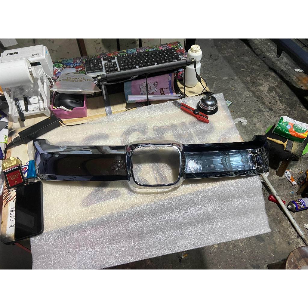 List Chrome Grill Depan Honda BRV 2018 2019 2020 Original