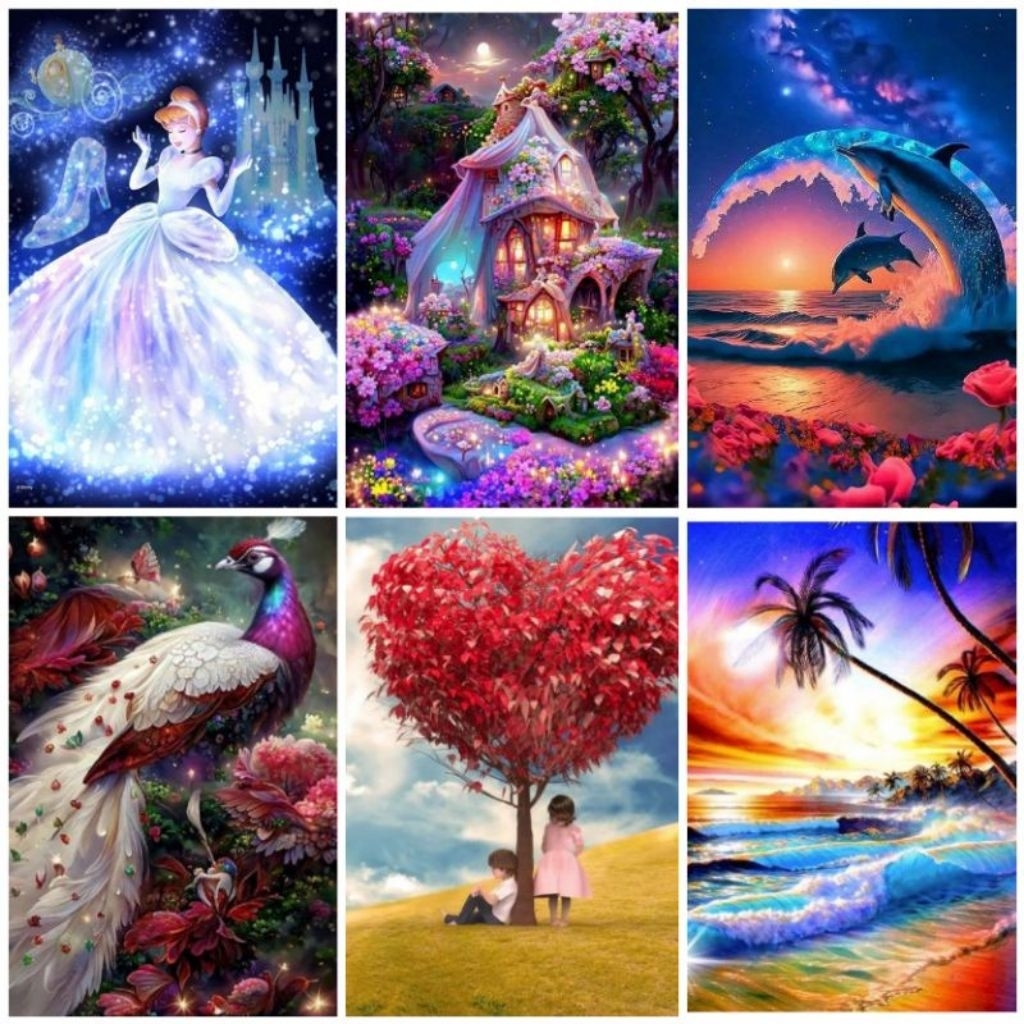 

Kit Diamond Painting 5D/Lukisan Berlian Ukuran 30x40cm