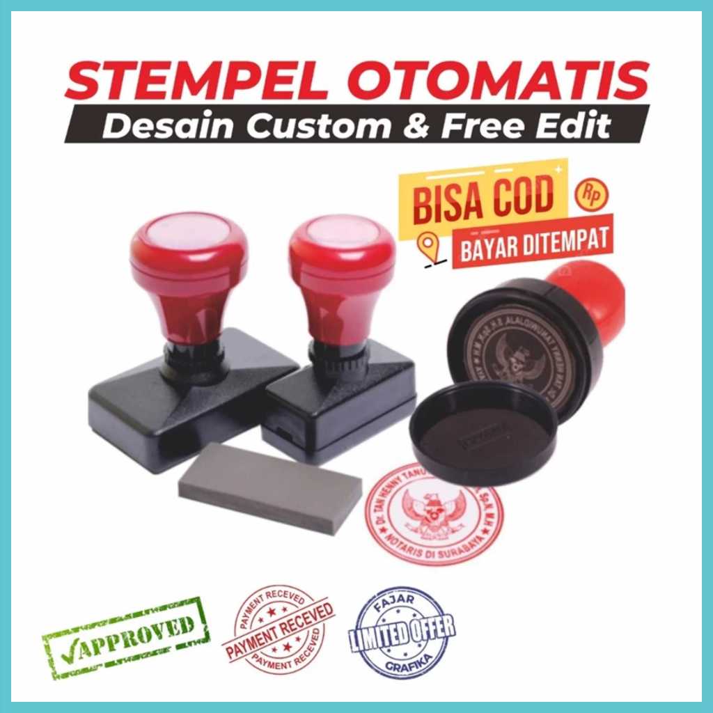 

Stempel Custo - Stempel Logo - Stempel lunas - stempel nama - stempel tanda tangan - Stempel otomatis