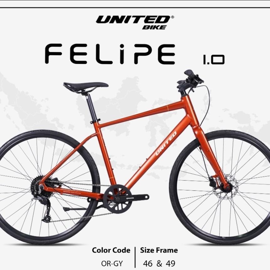 Sepeda Hybrid UNITED FELIPE 1.0 700c