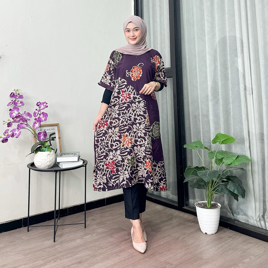 daster jumbo daster Maura jumbo batik daster jumbo lengan pendek daster daster kekinian