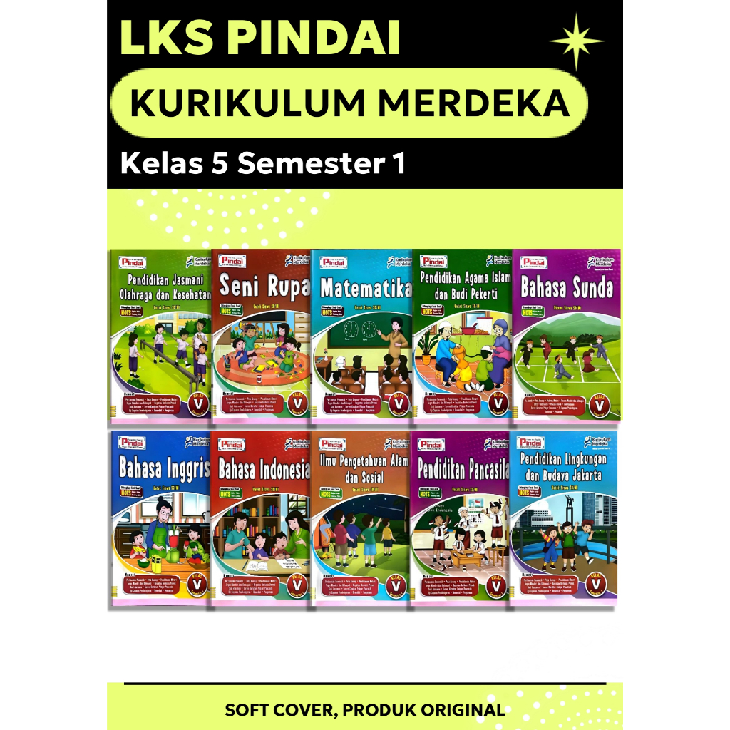 LKS PINDAI Kelas 5 Semester 1 Kurikulum Merdeka (ARYA DUTA)