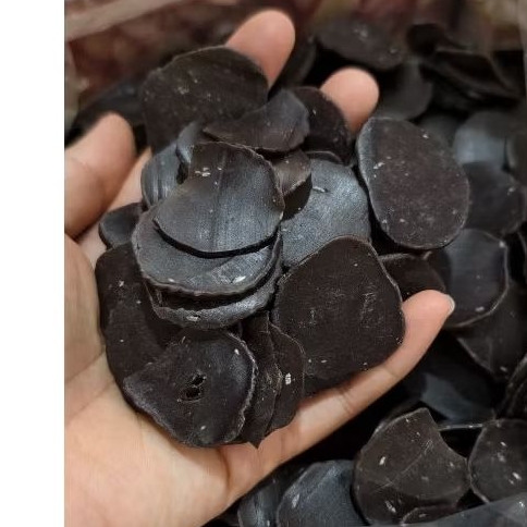 

kerupuk jengkol mentah / kripik jengkol / kerupuk Hitam / kerupuk kiloan
