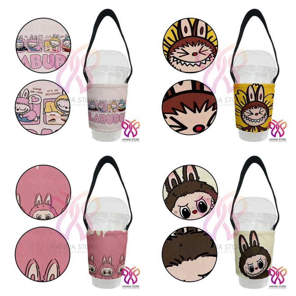 Tas Cup Gelas Boba Holder Labubu
