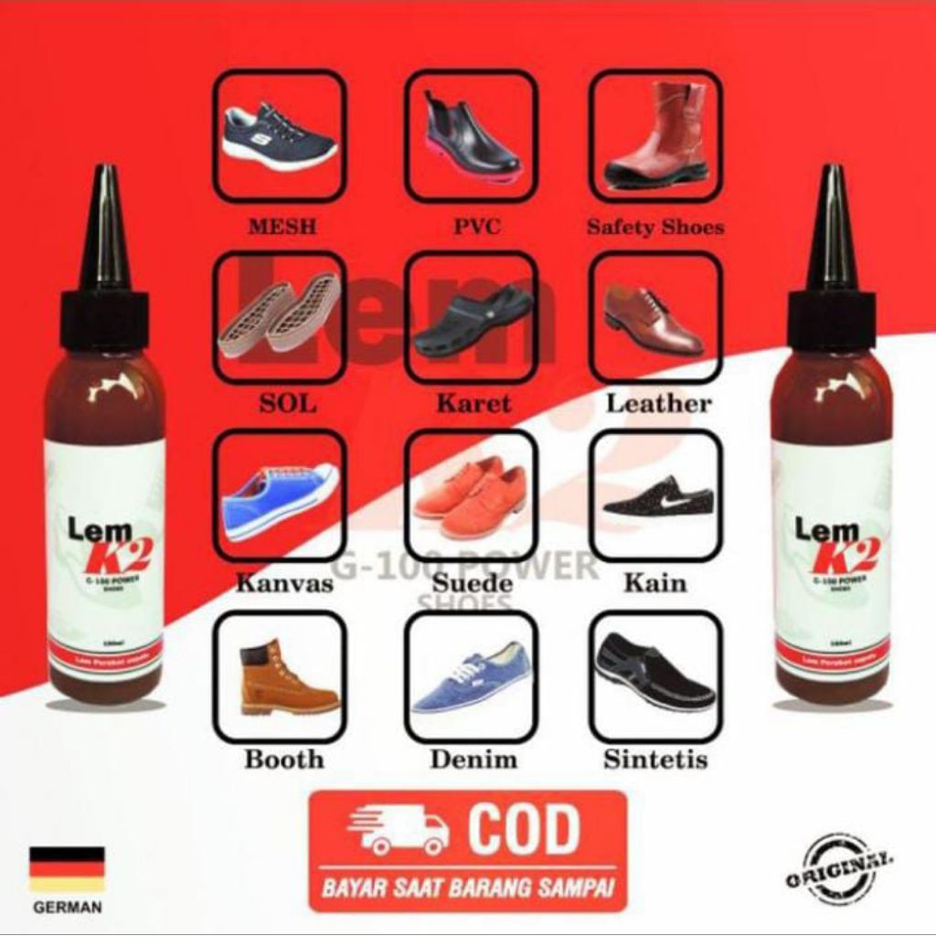 

LEM SUPER KUAT TAHAN -AIR-PANAS-LEMBAB -ORIGINAL 100ML