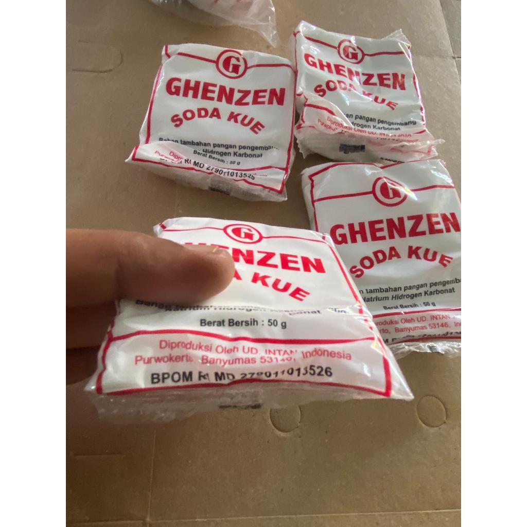 

SODA KUE Cap Ghenzen 50g Sudah BPOM Mutu Terjamin