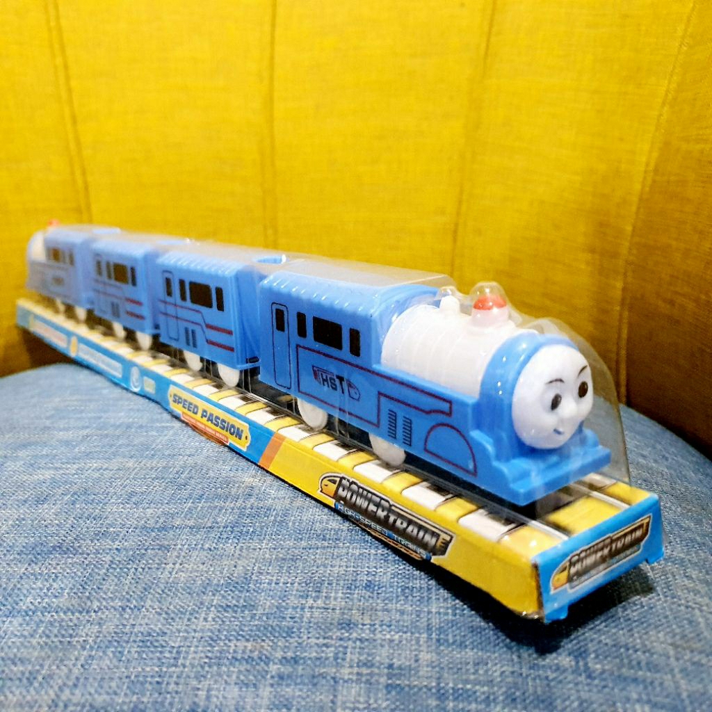 GDM - Mainan kereta api tomas bump go nyala anak
