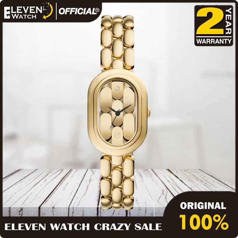 [Promo] Jam Tangan Wanita FS ES5380 ES 5380 Sloan Three-Hand Stainless Steel Strap Garansi 2 Tahun [