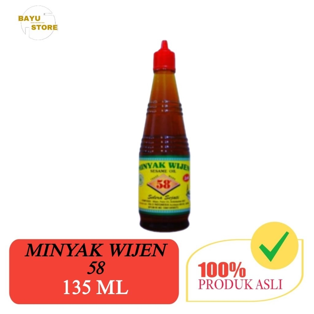 

Minyak Wijen 58 ukuran 135 ML