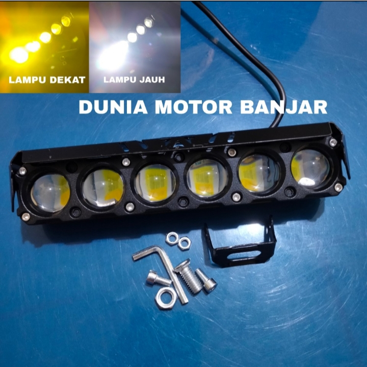Lampu Tembak LED Laser D2 D3 Transformer 6 Mata Lampu Tembak SQL Driving Lampu Tembak Laser LED D3 S