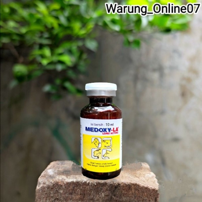 MEDOXY LA INJECT 20ML OBAT INJEKSI UNTUK AYAM SAPI DOMBA KUDA SAKIT SNOT NGOROK