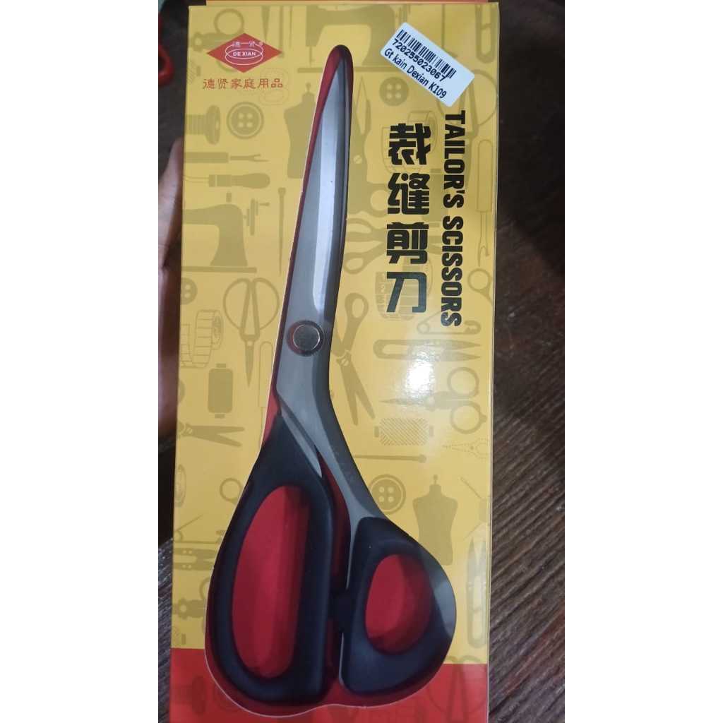 

Gunting Dexian K109 / Gunting Potong Bahan Kain Kertas / Gunting Serbaguna
