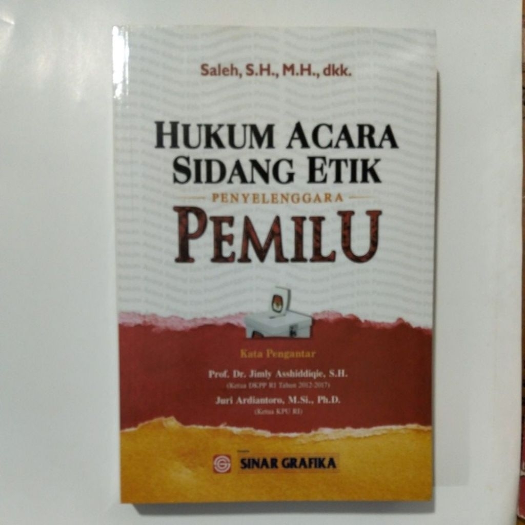 BUKU HUKUM ACARA SIDANG ETIK PENYELENGGARA PEMILU