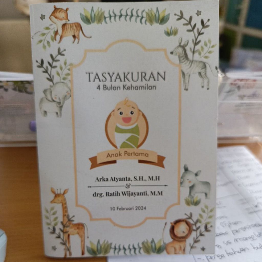 SAMPLE Buku Tasyakuran Kehamilan dan Pengajian Menjelang Pernikahan