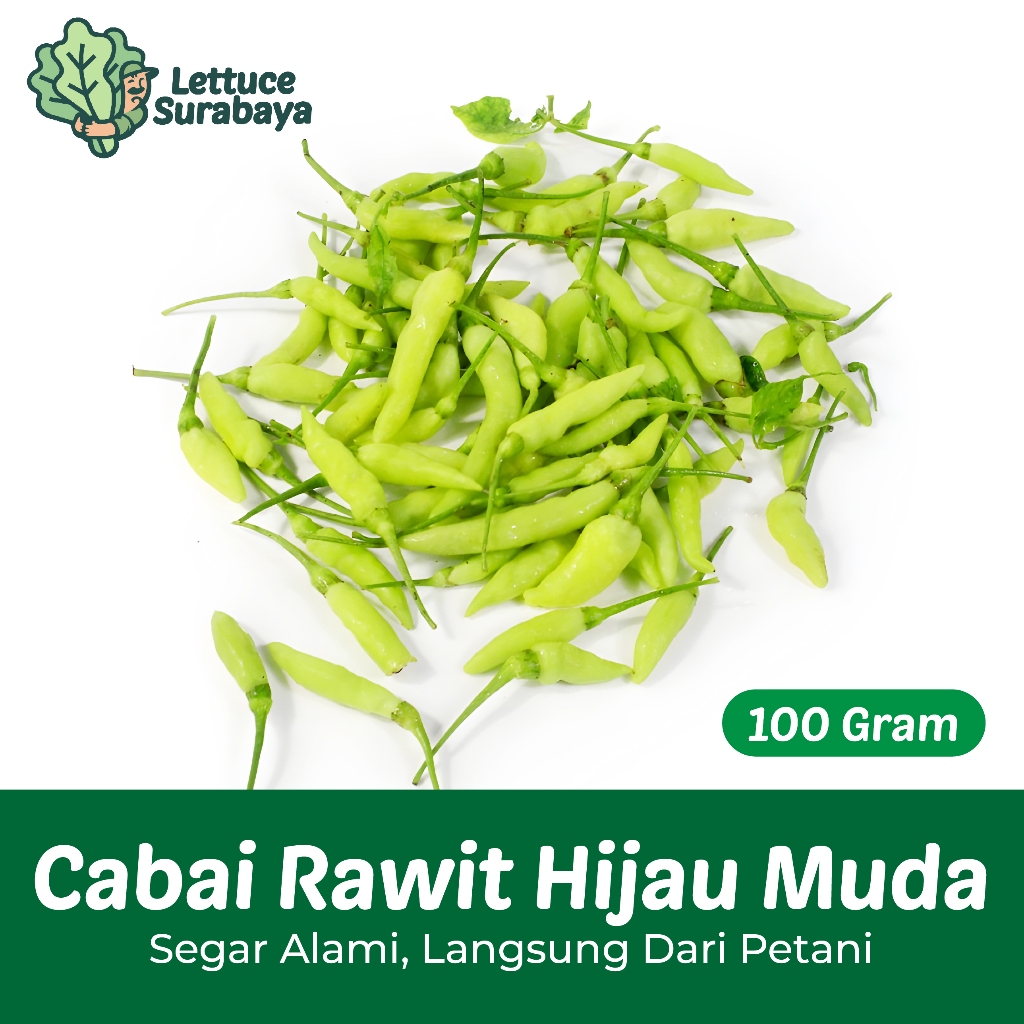 

Cabai Rawit Hijau Muda 100gr