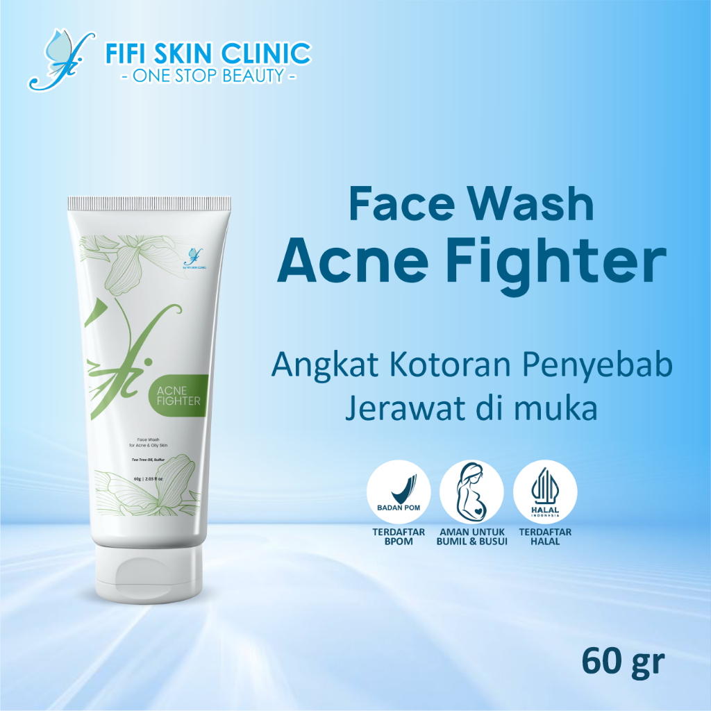 FI ACNE FIGHTER SCRUB SCRUB dr Fifi Festiany BY FIFI SKIN CLINIC / Sabun Wajah untuk Kulit Jerawat P