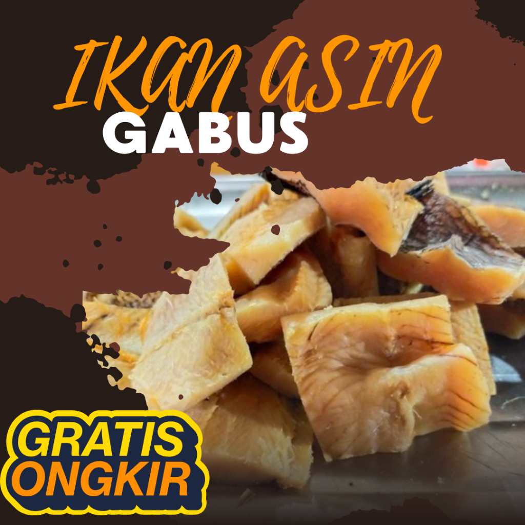

IKAN ASIN GABUS IKAN ASIN POTONGAN 200gr PO 5-7 HARI KARENA DADAKAN MENGASIN