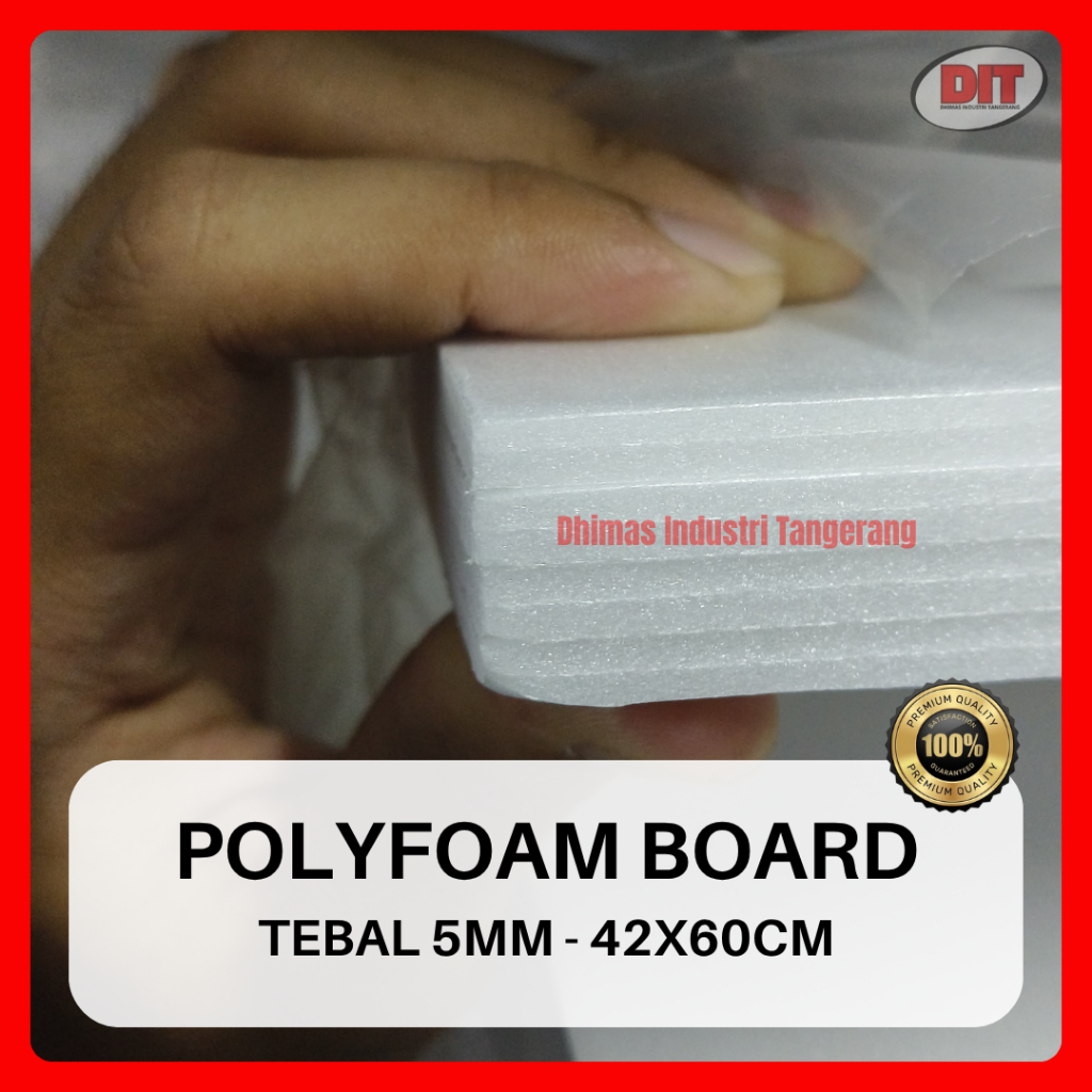 

Polyfoam lembaran tebal 5mm 42 x 60cm Depron polyfoam 5mm