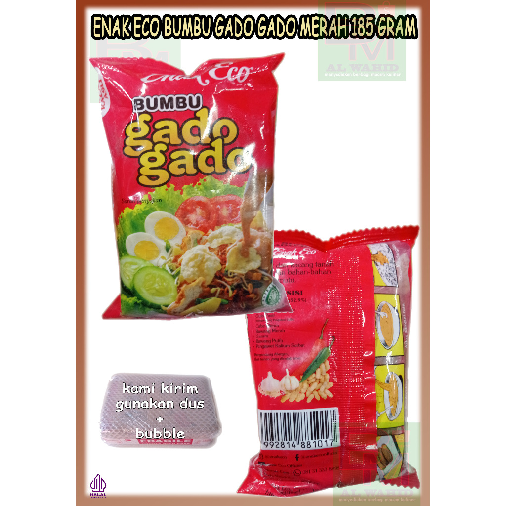 

Bumbu Gado Gado Enak Eco Kemasan 185 gram