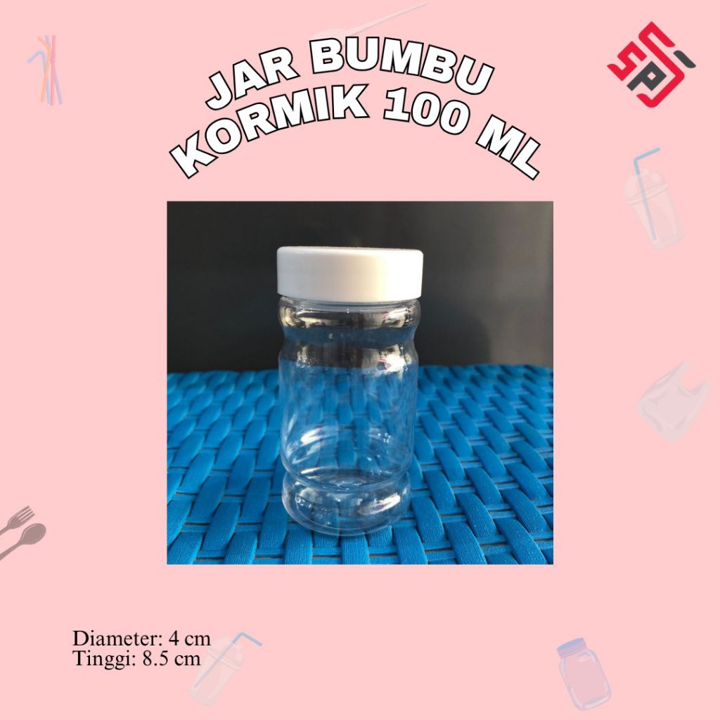 Semarak Plastik -  Jar Bumbu Kormik 100ml