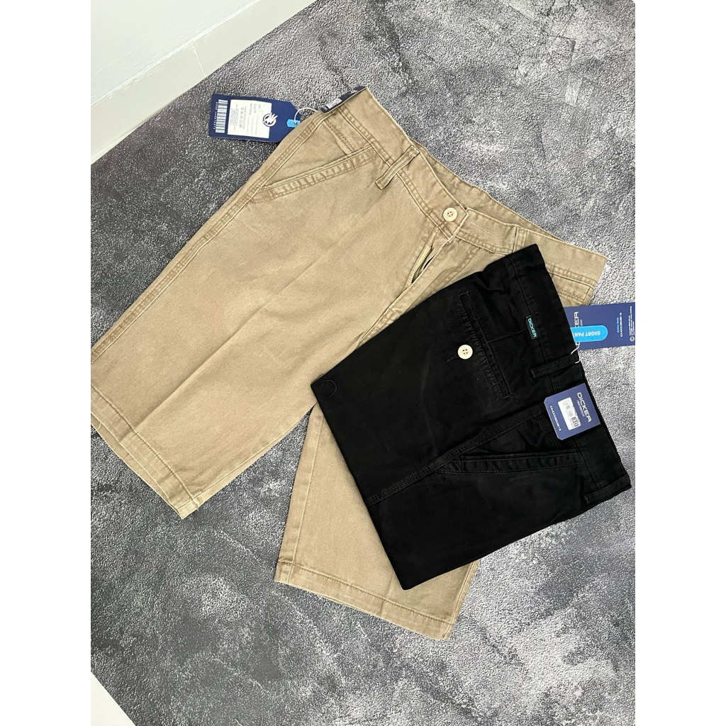 Dicker Celana Pendek Pria Chino Dicker Bahan Soft Jeans Tebal Size 27-44 Big Size Jumbo