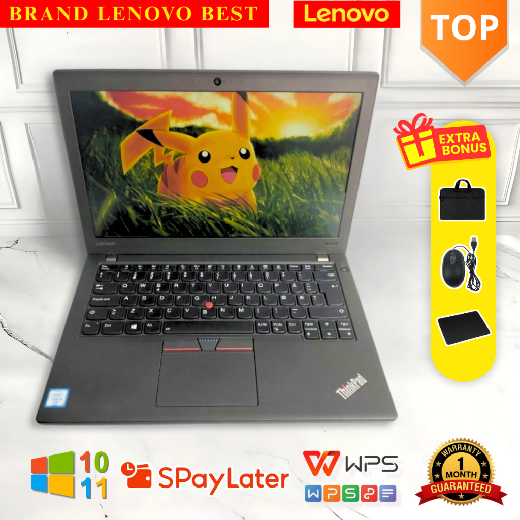 Laptop Lenovo Thinkpad SERI X260/X270 Core i3/i5/i7 Gen 6/7  Layar 12,5" inch - Murah dan bergaransi