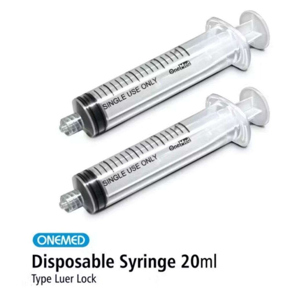 Spuite 20cc Syringe 20ml OneMed Lubang Tengah ECERAN