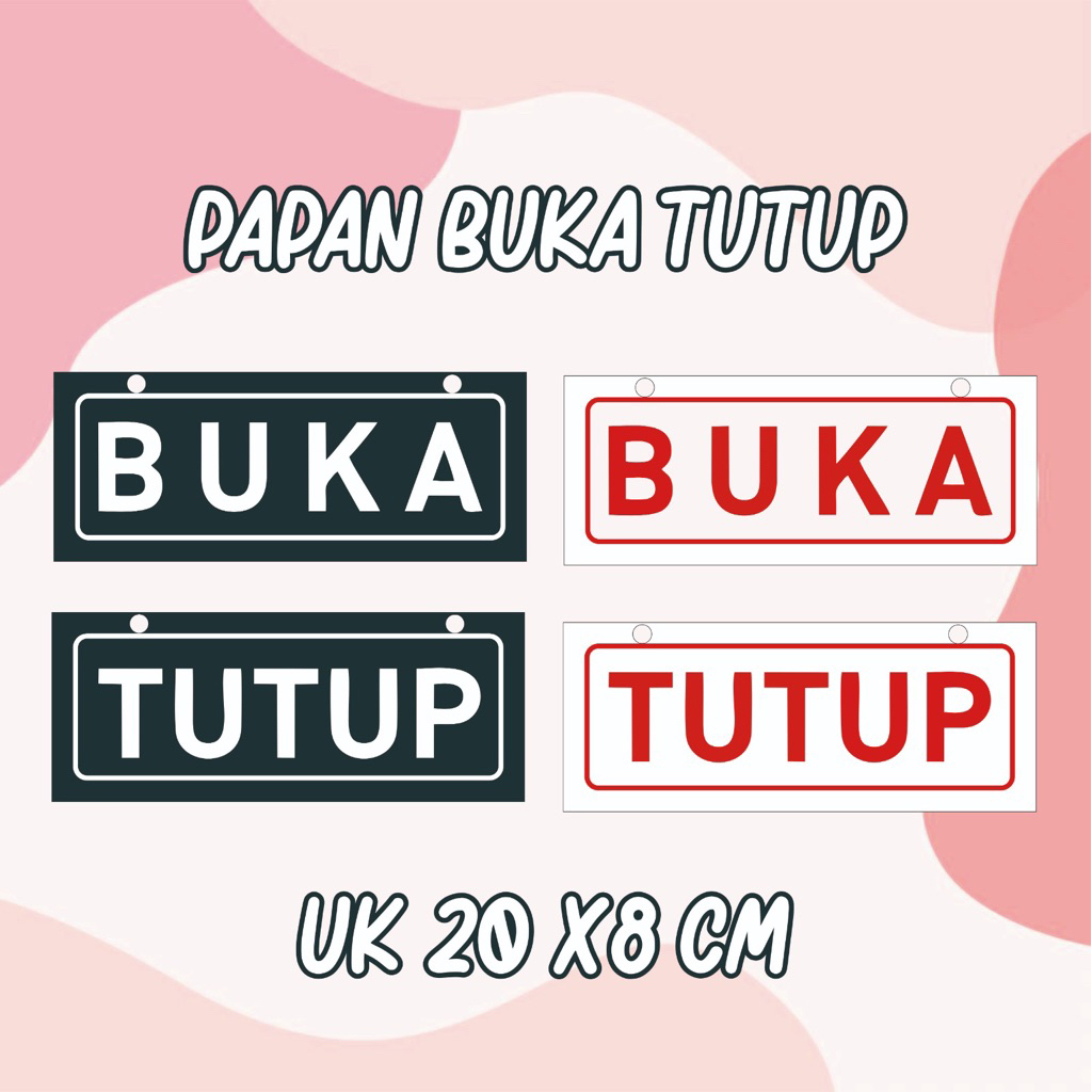 

papan buka tutup 20x8