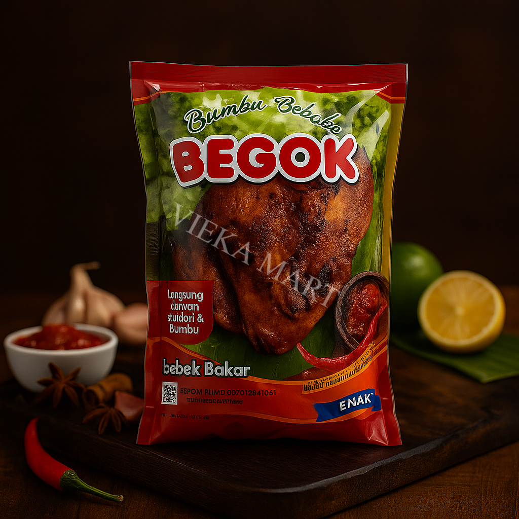 

BEGOK Bebek Bakar Frozen 500g Halal Lengkap Dengan Sambal & Bumbu