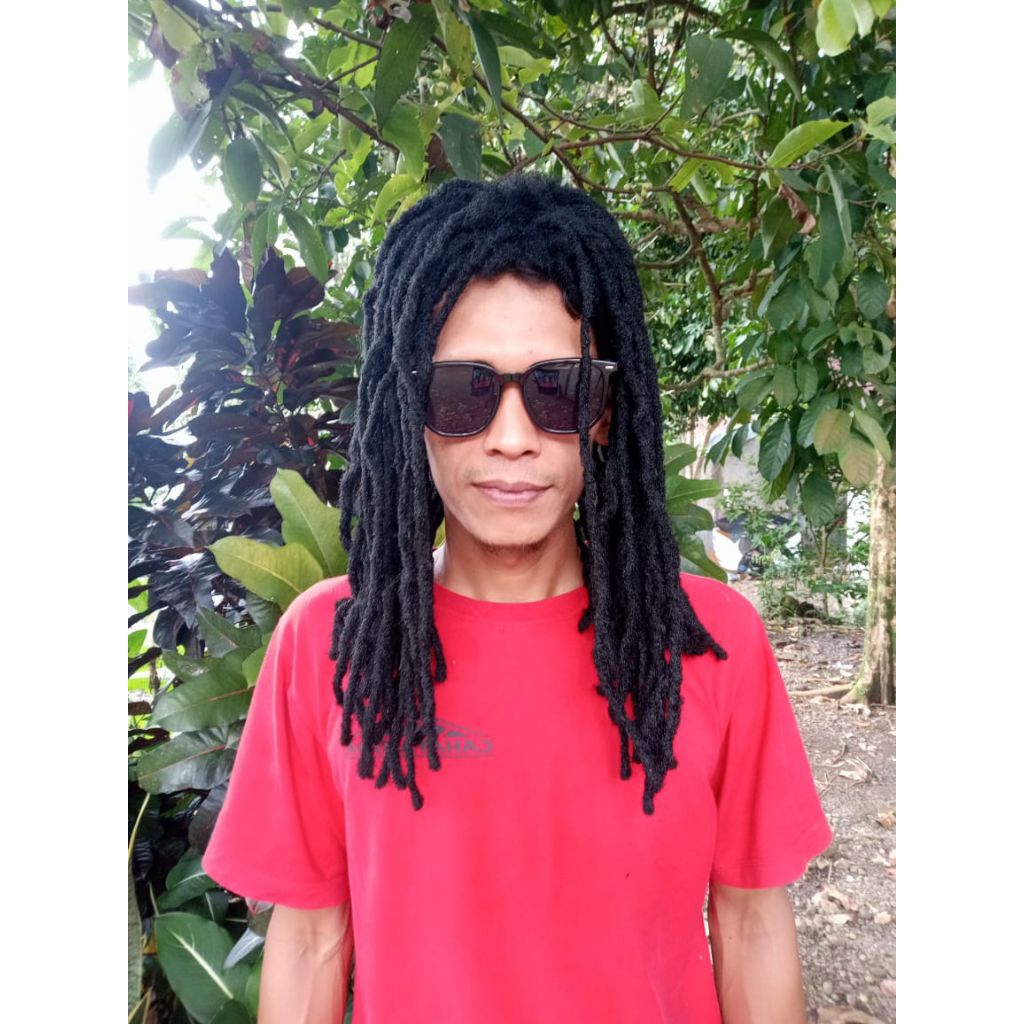 hairtoupee gimbal wig toupe gimbal panjang 40cm