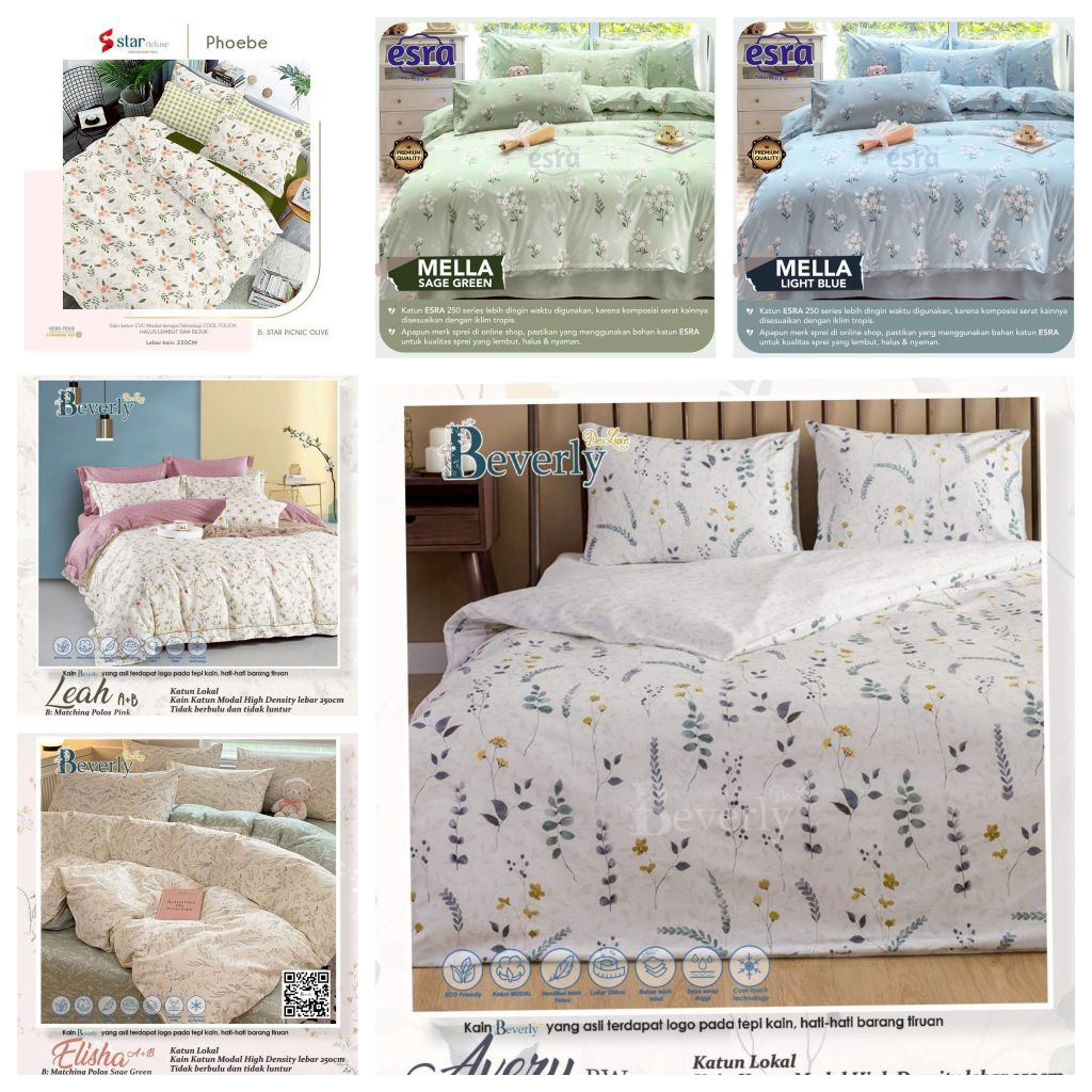 SPREI KATUN LOKAL | UK 90X20 | UK 100X200 | UK 120X200 | UK 160X200 | UK 180X200 | UK 200X200