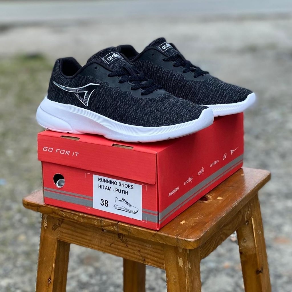 ARDILES SEPATU SNEAKER SEKOLAH PRIA WANITA SEPATU RUNING BLACH CEPHALUS