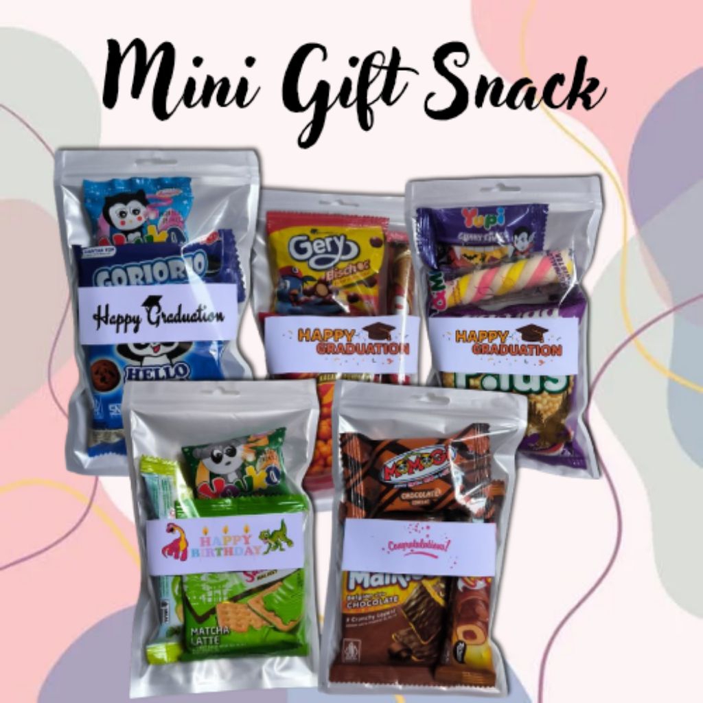 

Mini Gift Snack Hampers/mini gift snack ulang tahun (MIN Order 5pcs)