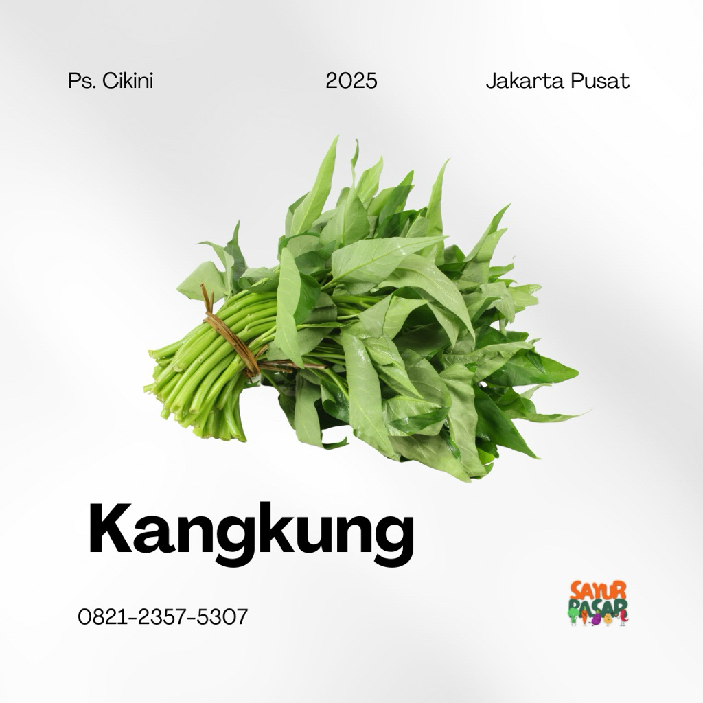 

Kangkung Segar – 1 Ikat (Favorit Keluarga!)