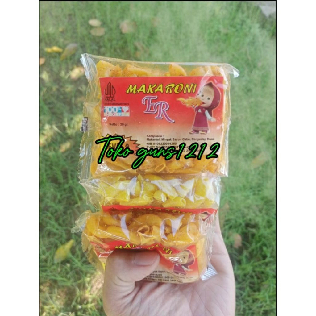 

Makaroni level Er Marsya Pedas isi 12pcs 30gram/pcs