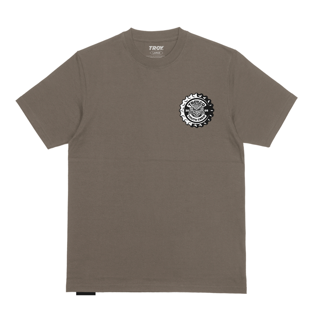 Troy Company Tshirt Maple Brown Youth Crew - Kaos Lengan Pendek Kaos Coklat Maple MTD 3155