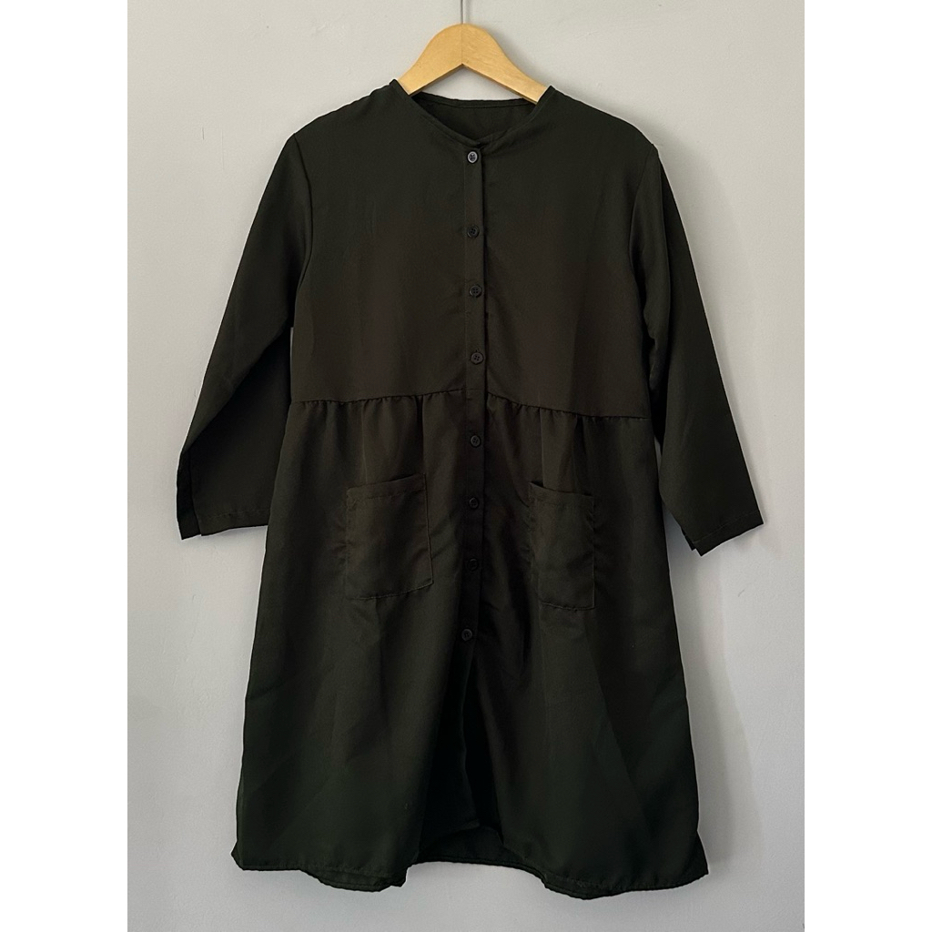 (New) Tunik Army/Tunik Simple/Tunik Polos/Tunik/Gamis