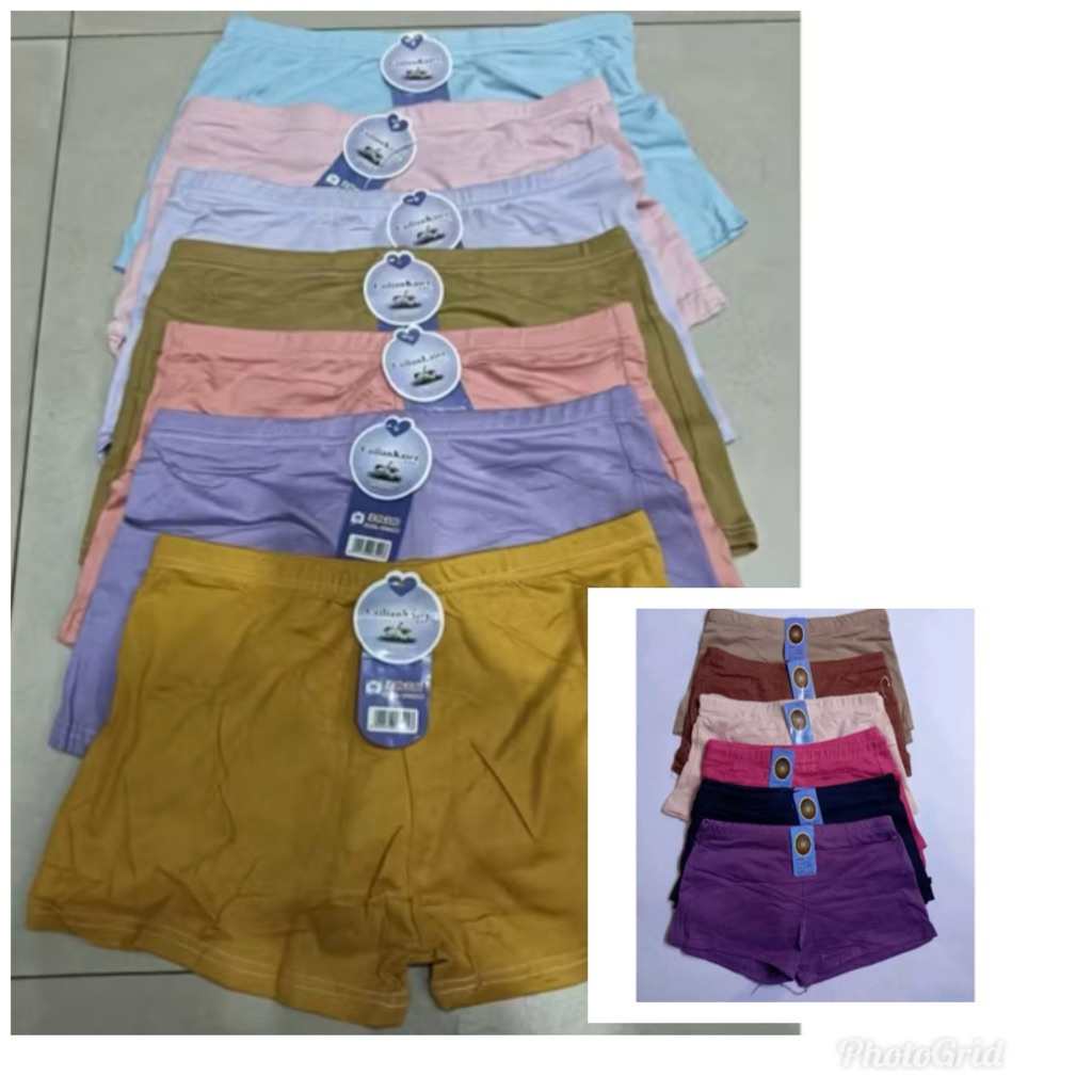 Pop wanita polos / dalaman wanita pop / celana dalam wanita segiempat polos