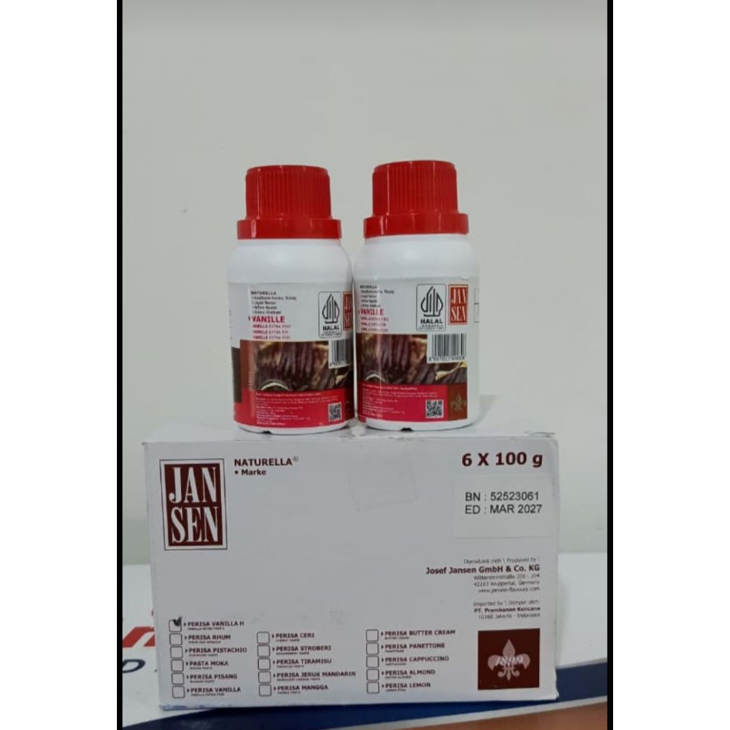 

VANILLA EKSTRA JANSEN 100GR /VANILLA EKSTRA VANILLI