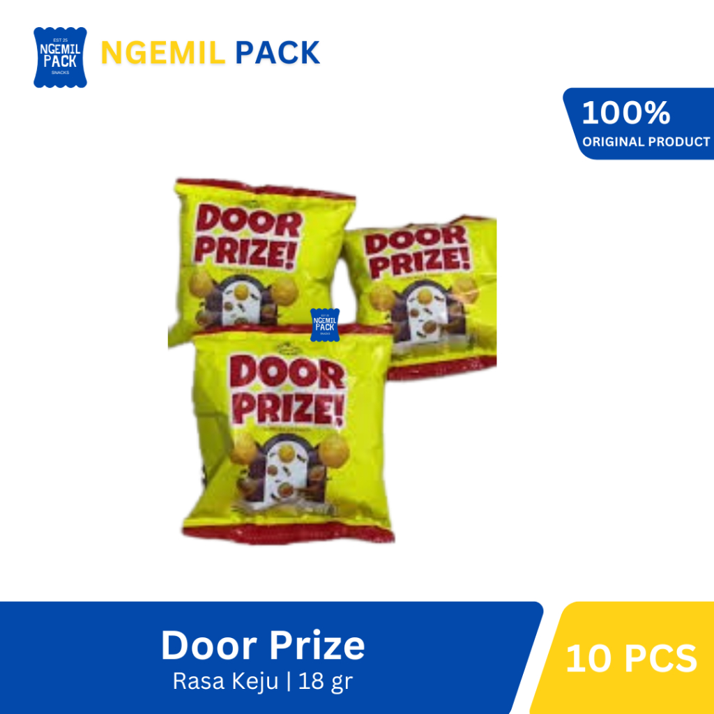 

Chiki Door Prize Rasa Keju Berhadiah Isi 10pcs @18 Gr
