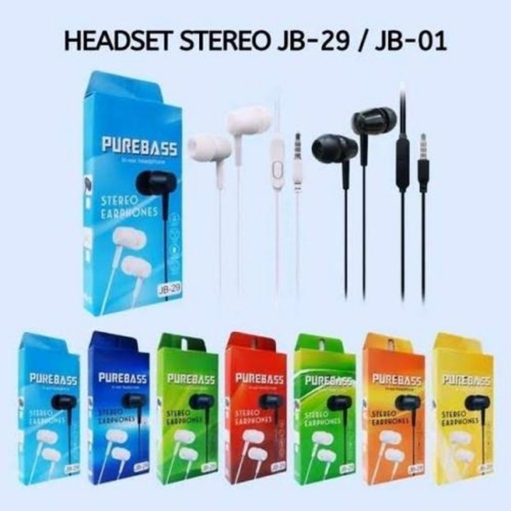HANDSFREE HF KABEL KODE-01 / JB-29 / S-2022 JBL L38 JB-11 PM-02 JB-550 JB-555 STEREO SUPER POWERFUL 