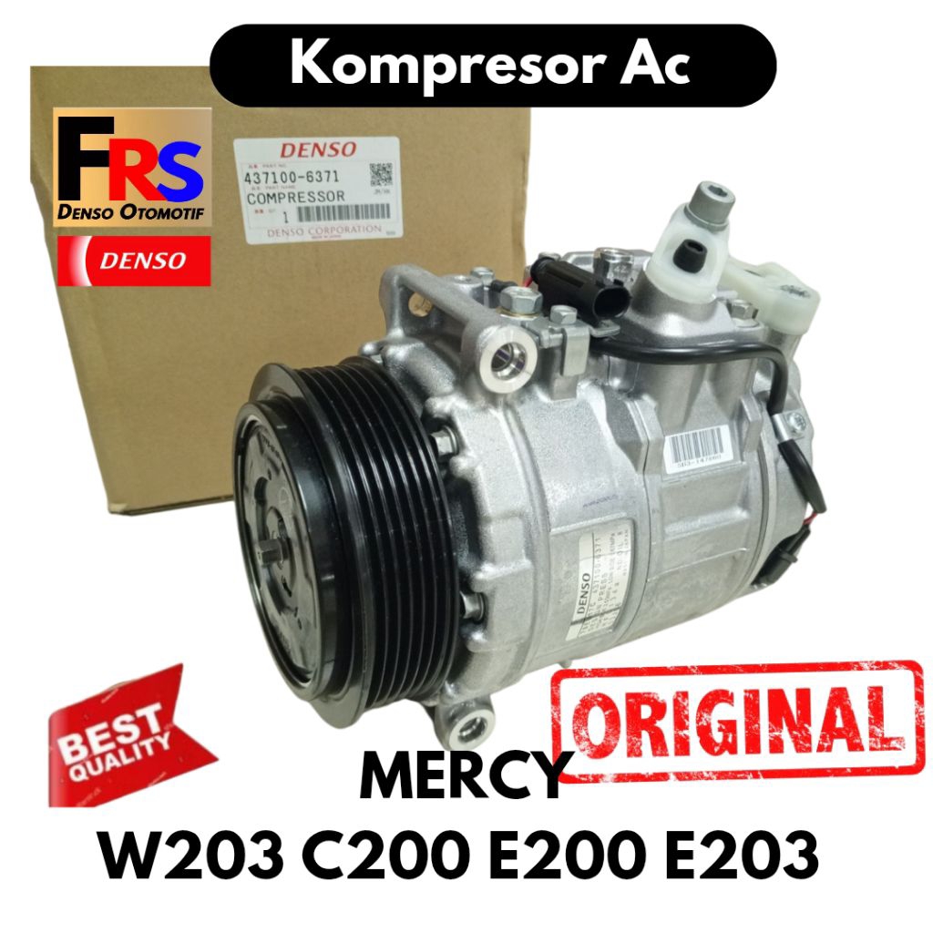KOMPRESOR AC MERCY W203 C200 E200 COMPRESSOR AC MERCY C200 C230 C240 C270 E203 6PK Asli