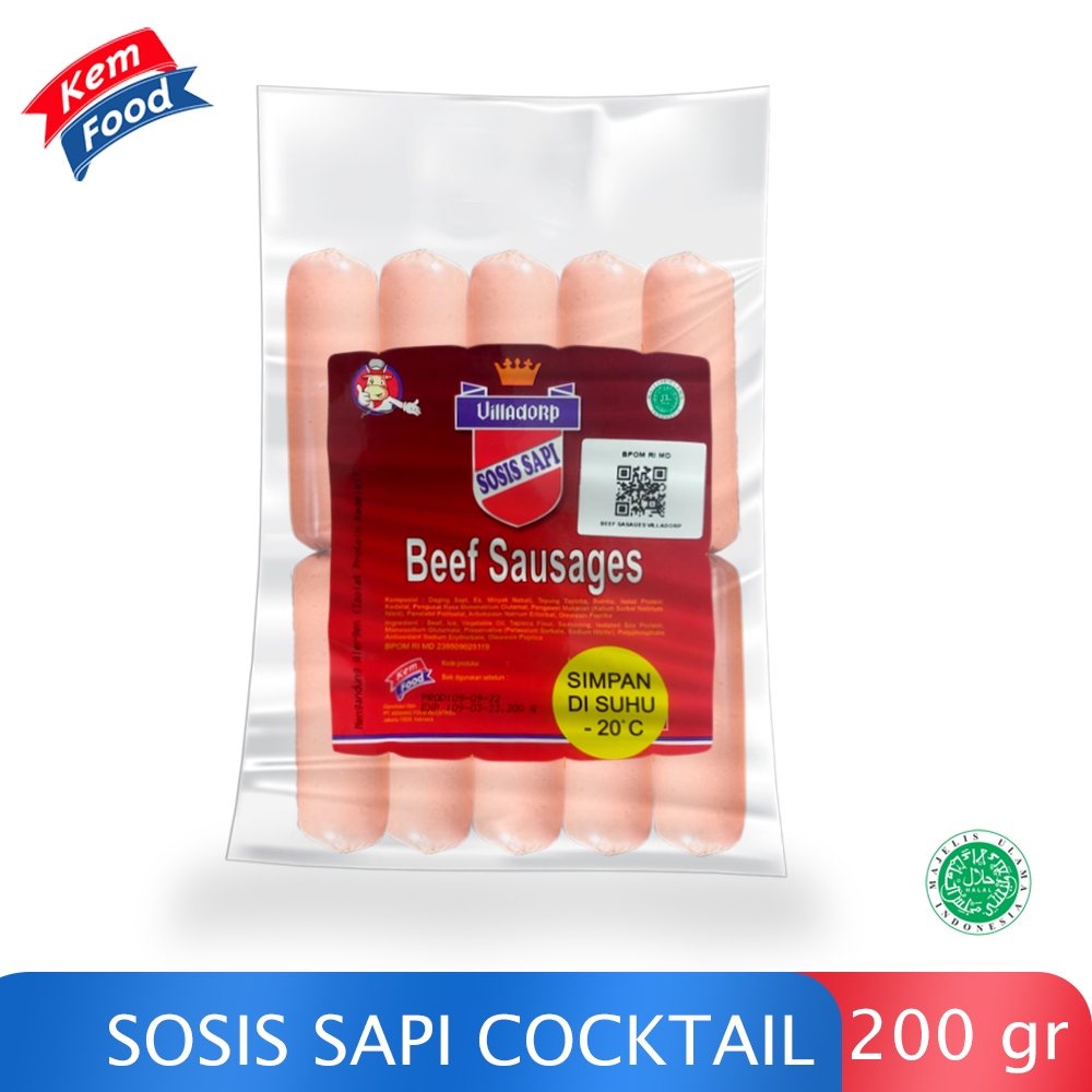 

Villadorp Sosis Sapi Cocktail Premium - 200 gr