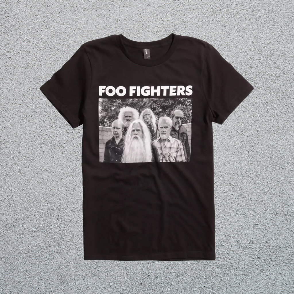 Official Merch Foo Fighters - Old Band Photo Tshirt