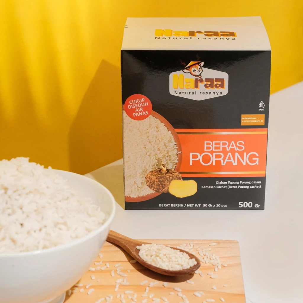 

Beras Porang Naraa 500GR II Shirataki Konjac Rice